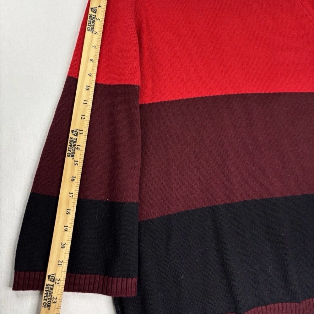 Charter Club Women's Small Textured Mock Neck Pullover‎ Bell Sleeve Sweater - Picture 8 of 8